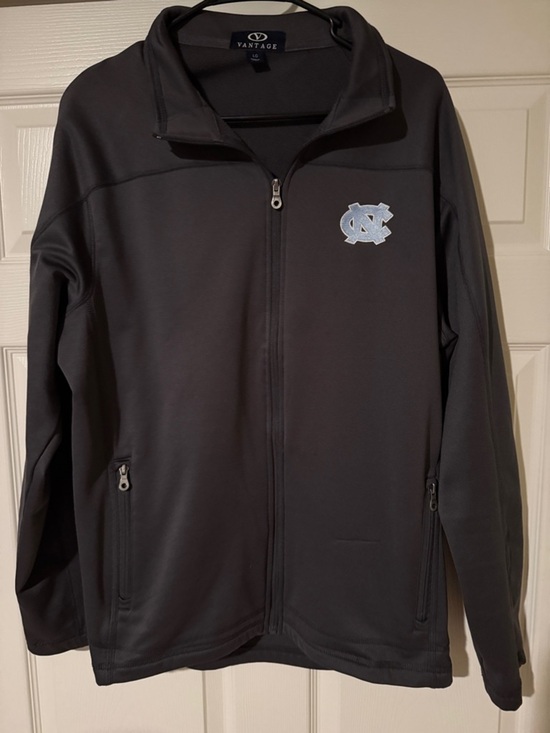 Vantage Other - UNC Men's Full-Zip Performance Jacket - Dark Grey
